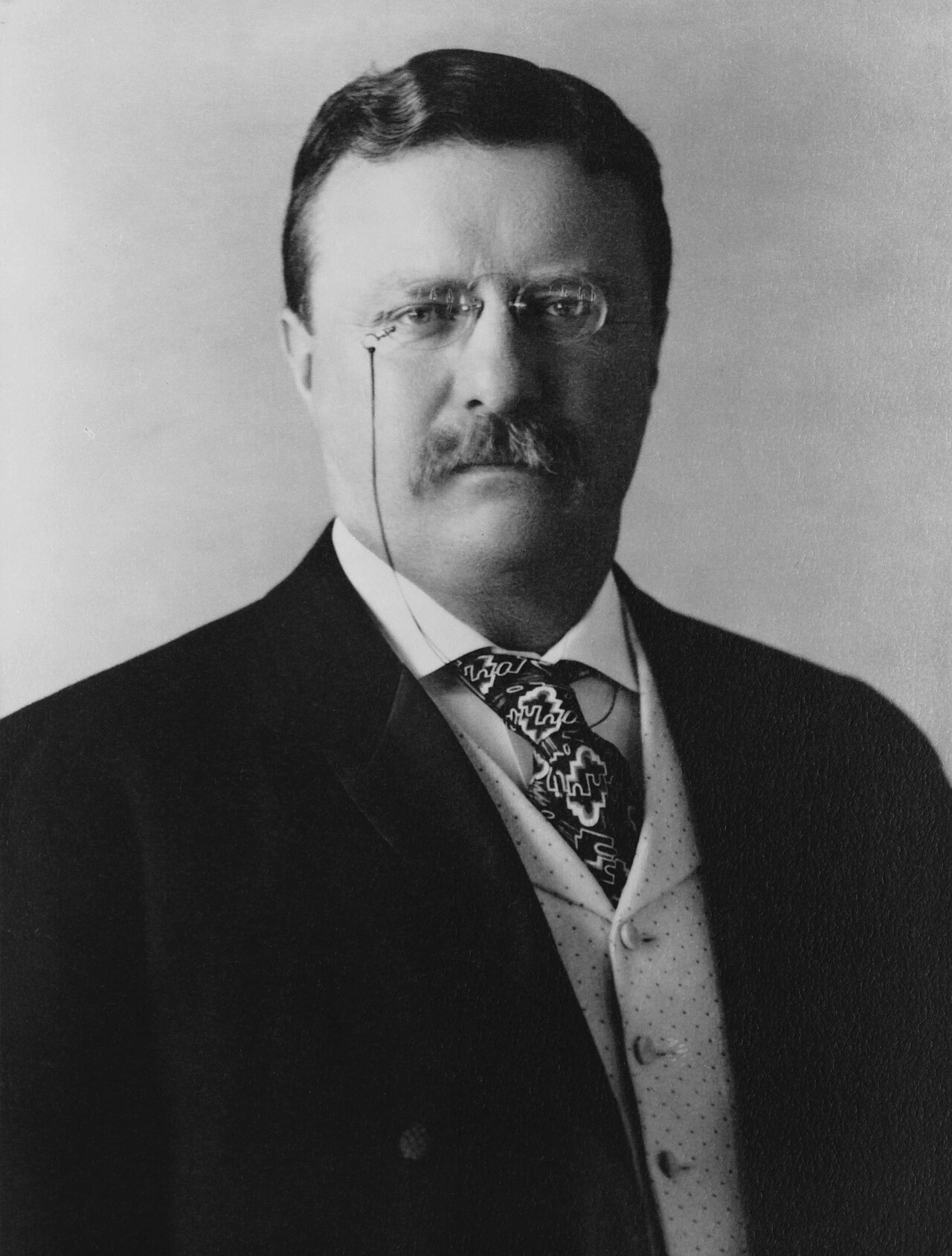 Archival portrait of Theodore Roosevelt